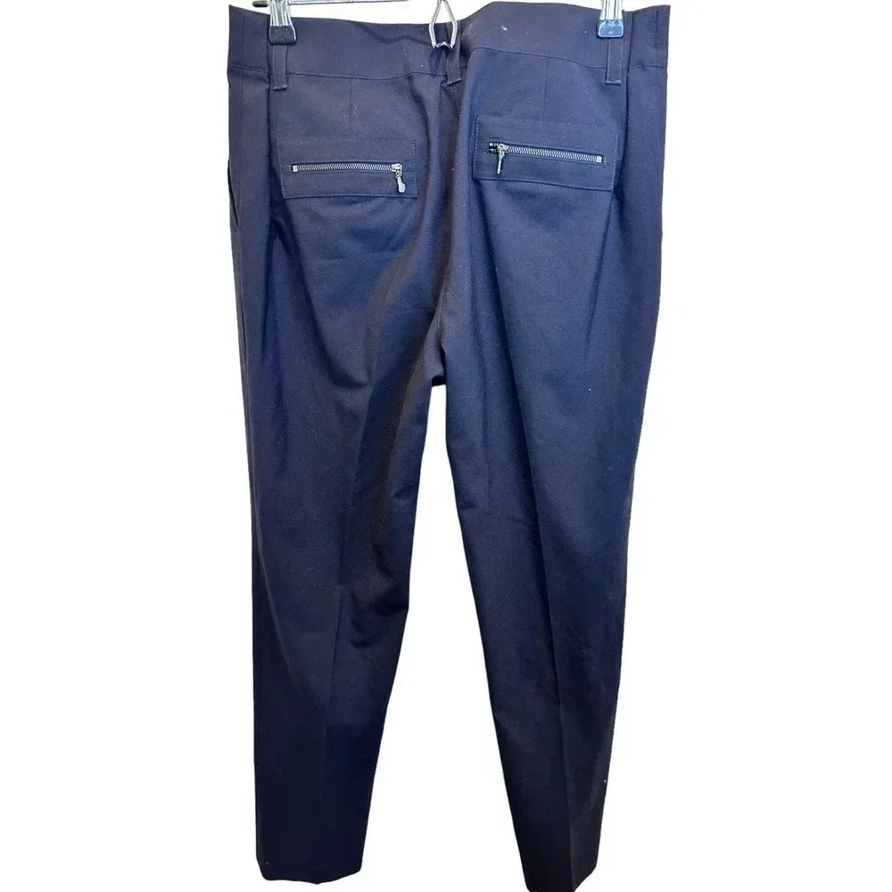 Tory Burch Women's Navy Blue Straight Leg Dress Pant Size 10